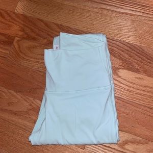 lululemon align legging in color DELICATE MINT.
